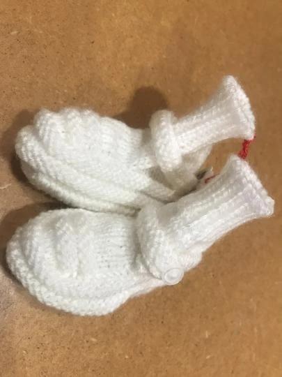 Chaussons de bébés 25 % de laine